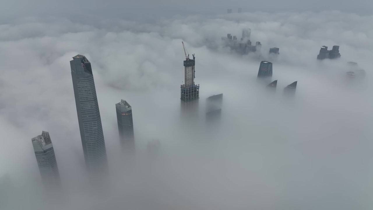 青岛平流雾视频素材画面3