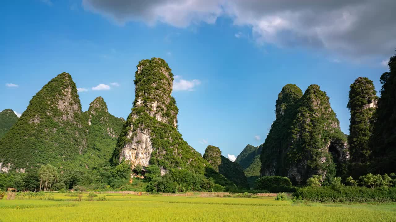 桂林奇峰鎮東山3视频素材