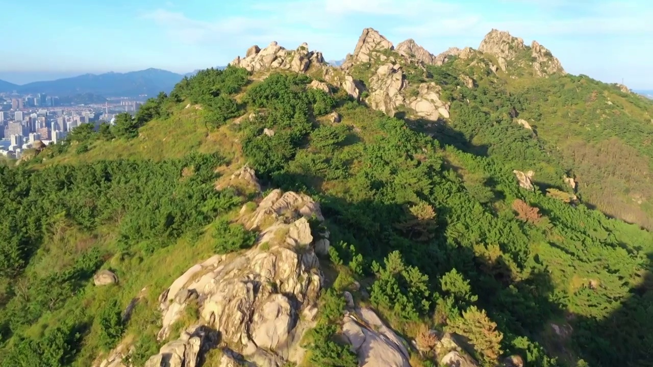 青岛浮山风光视频素材