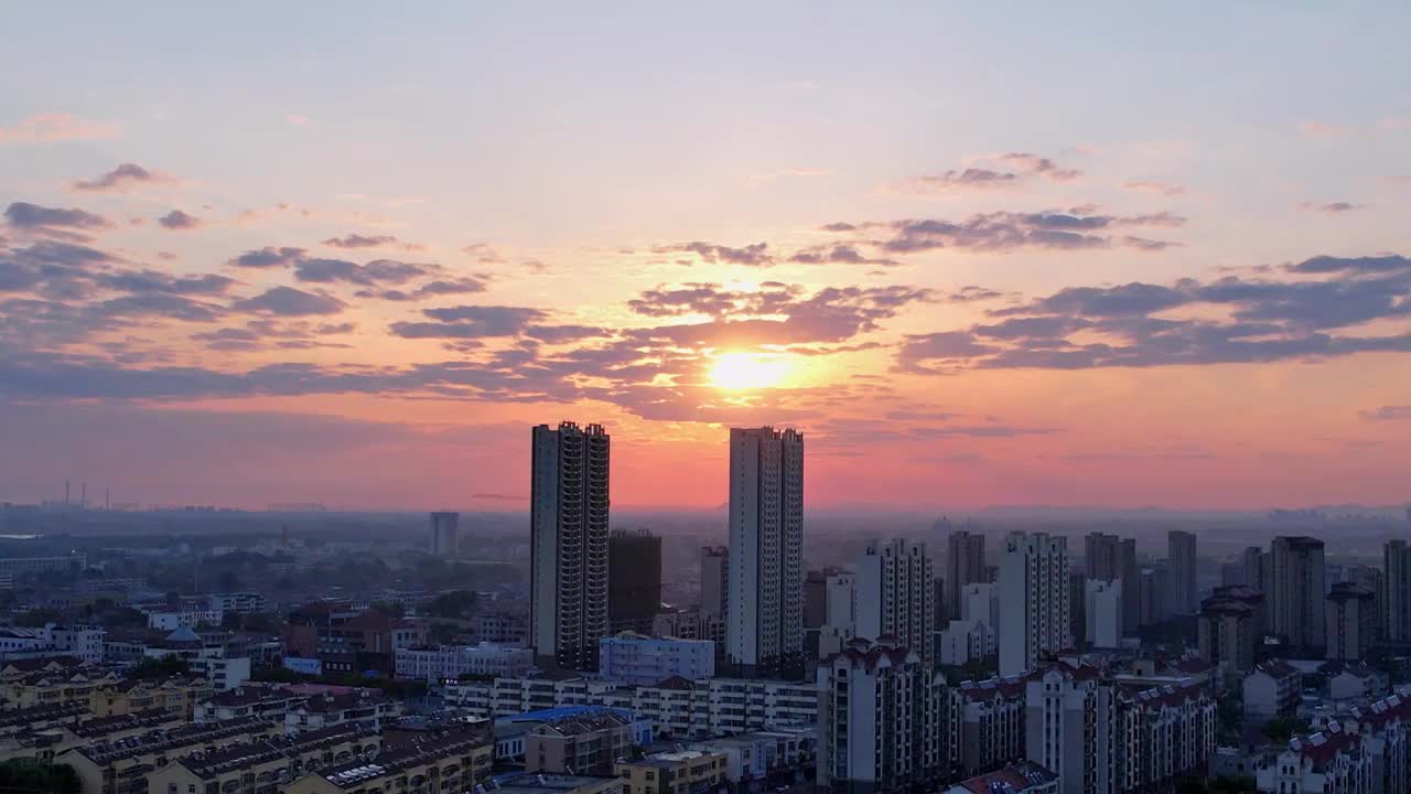 城市风光视频素材