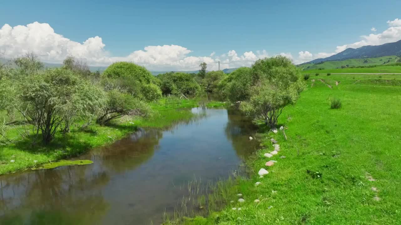 河流山川大自然风景视频素材