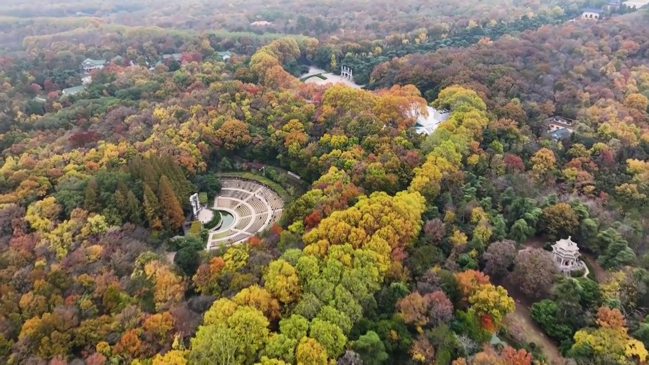 中山陵风景区，江苏南京视频素材