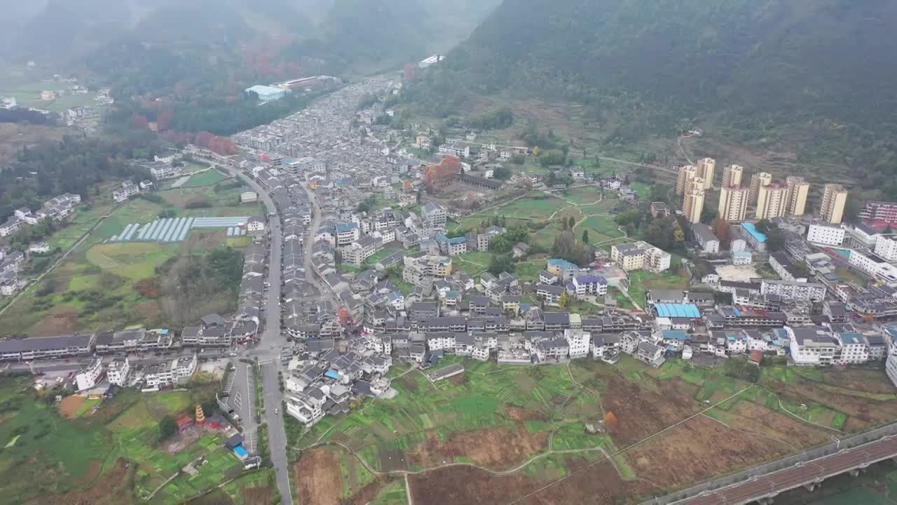 贵州遵义关坝平原视频素材