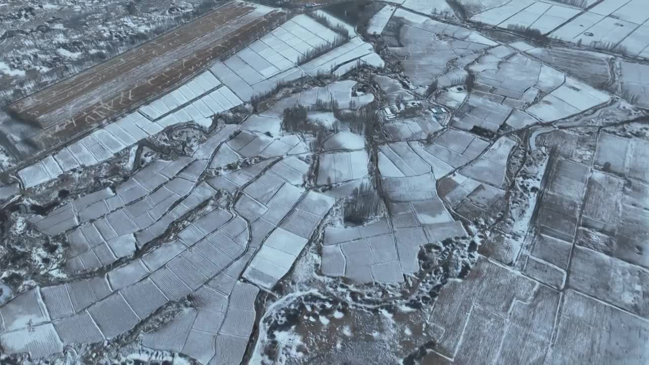 冬季雪景视频素材