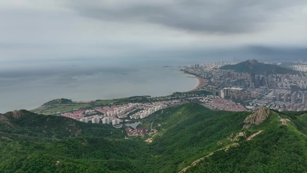 青岛午山望浮山视频素材