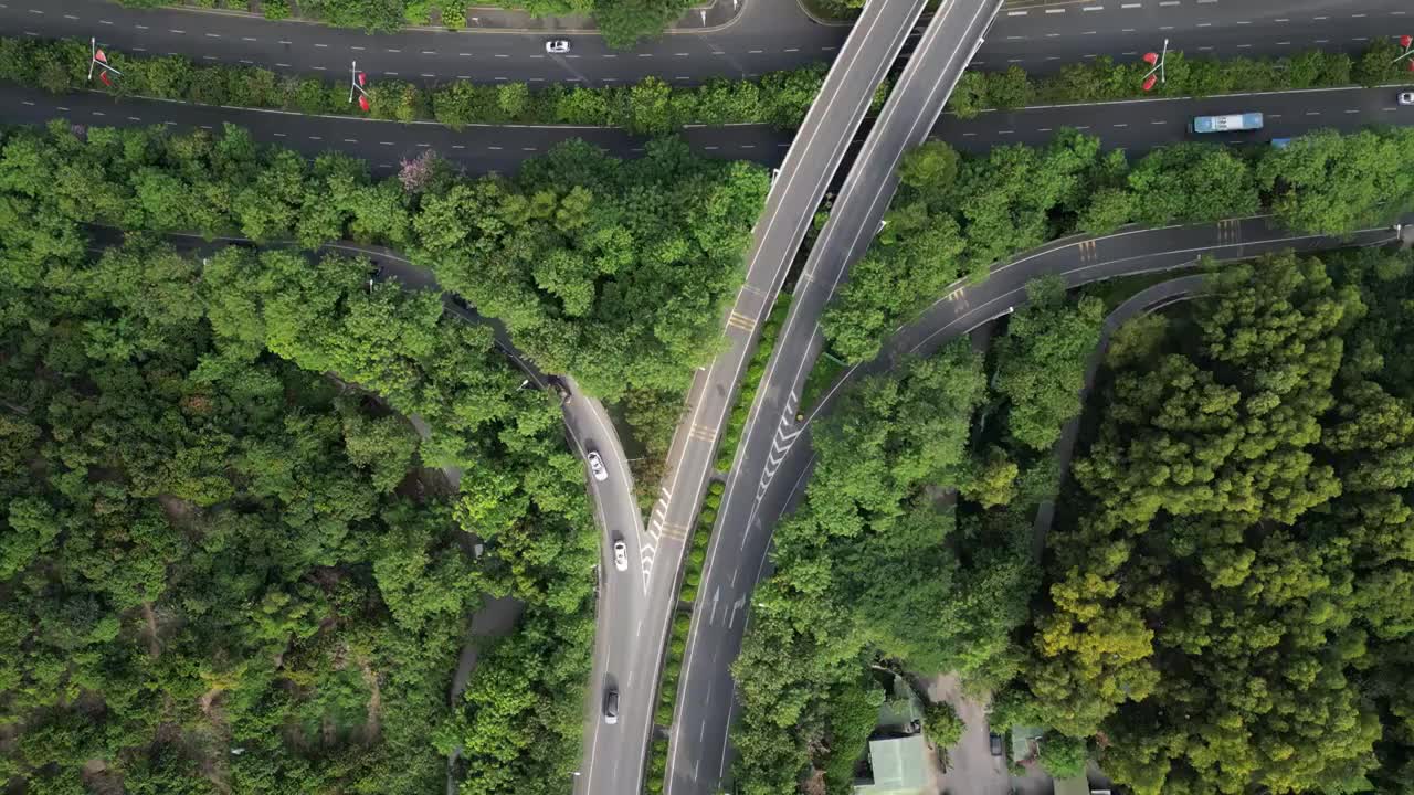 深圳道路交通车流视频素材