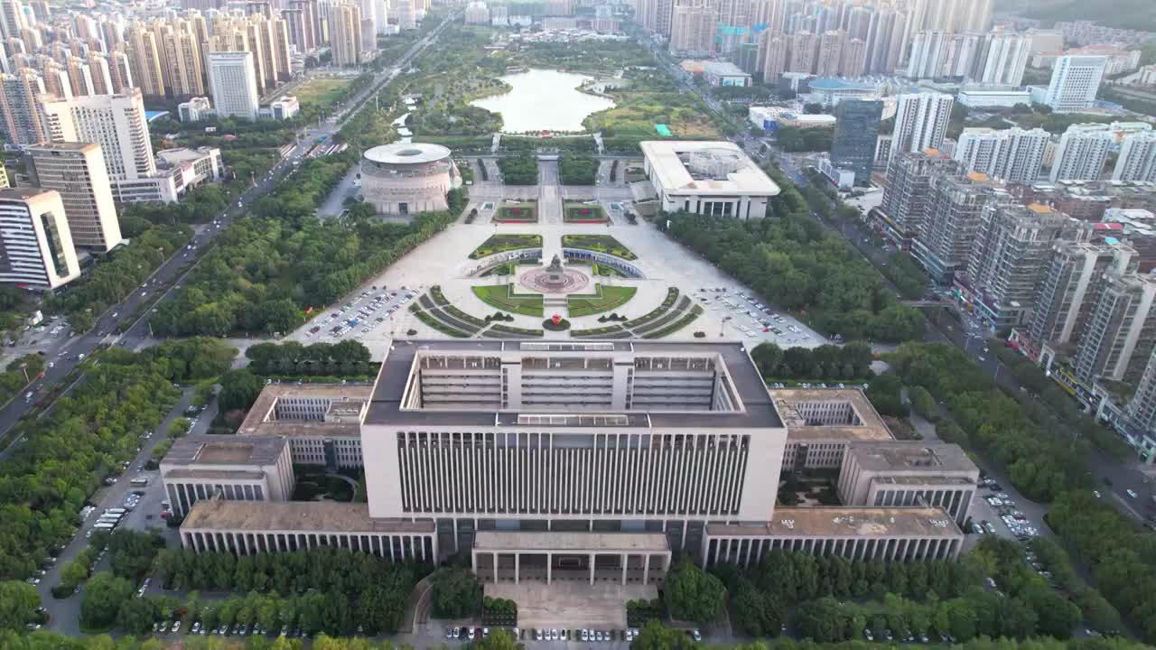 福建省,龙岩市,城市风光,航拍视频素材