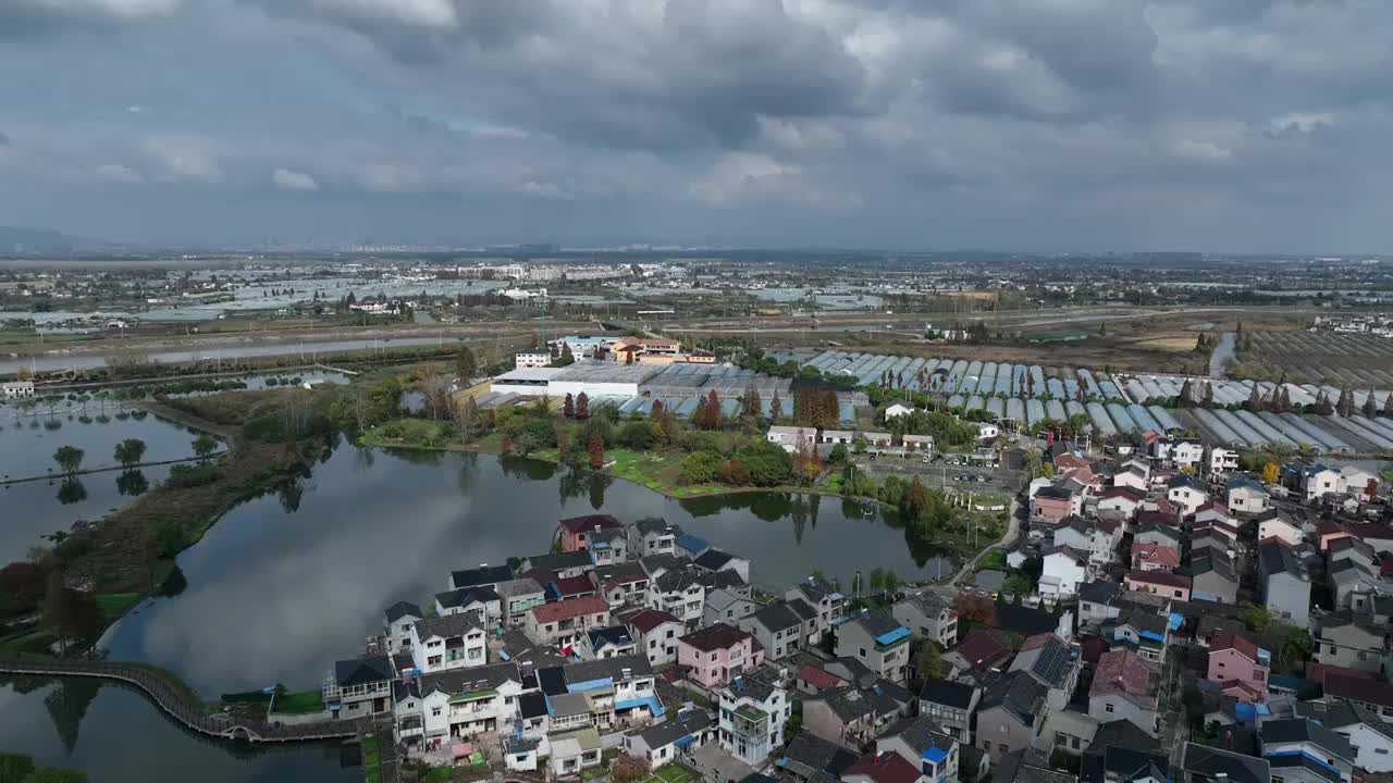 江南乡村风景视频素材