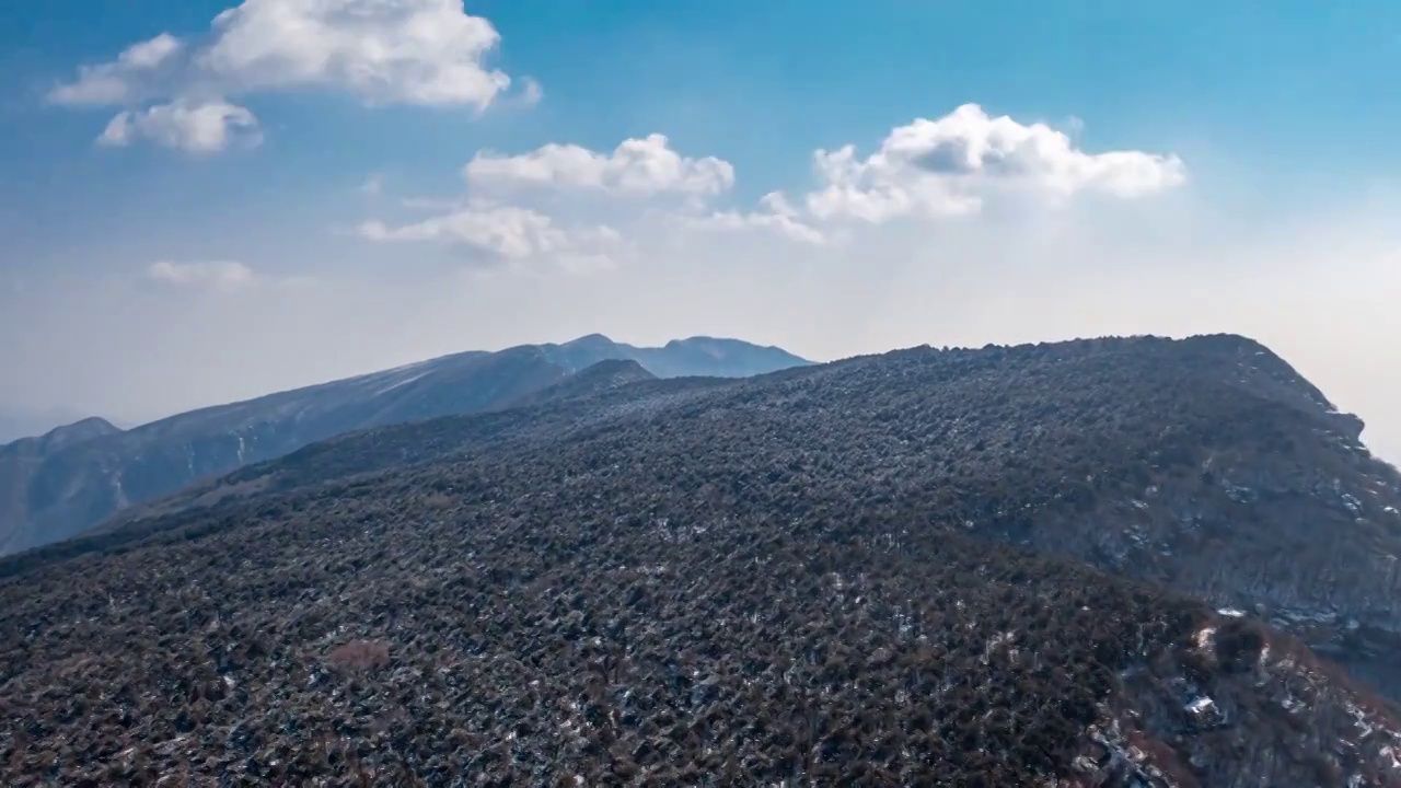 河南嵩山嵩顶风景延时视频素材