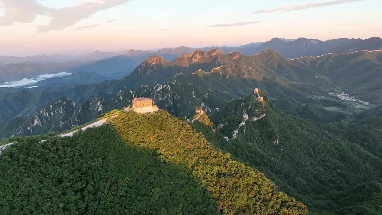 箭扣长城(正北楼)视频素材