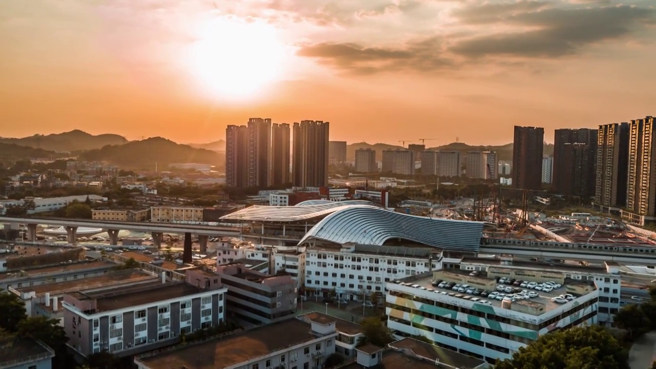 大运地铁站视频素材