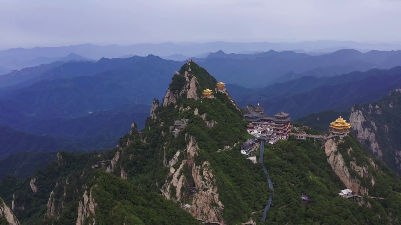 老君山风景风光航拍视频素材