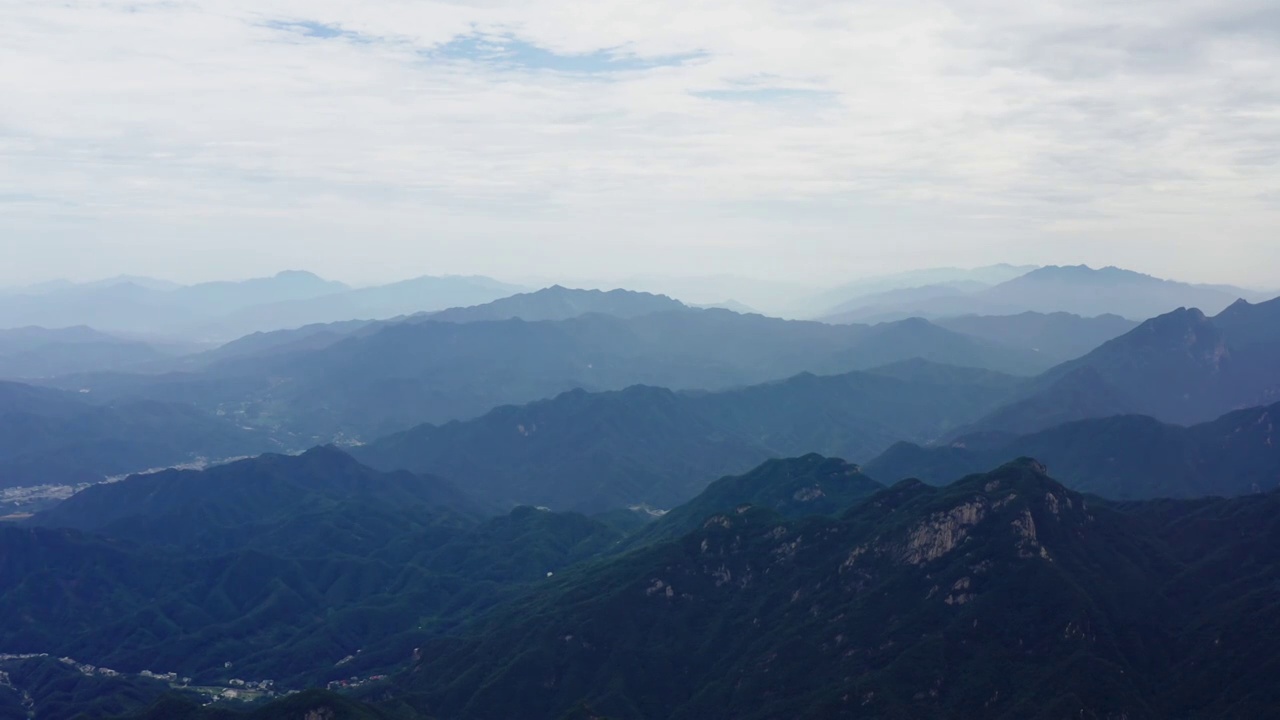 老君山风景风光航拍视频素材