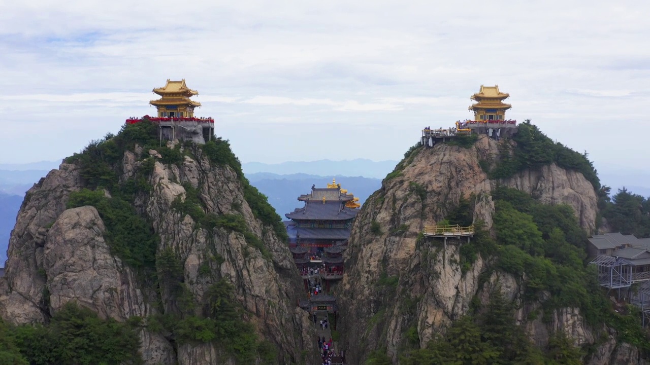 老君山风景风光航拍视频素材