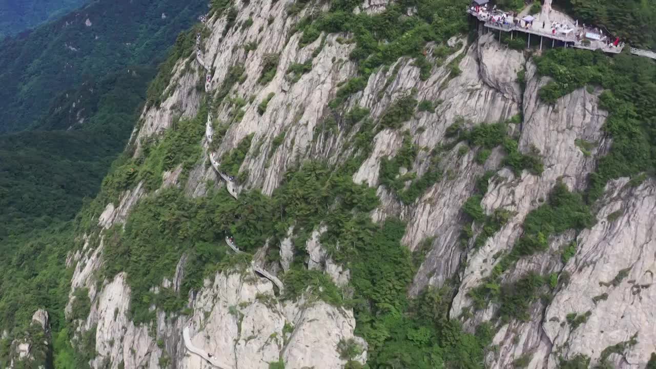 老君山风景风光航拍视频素材