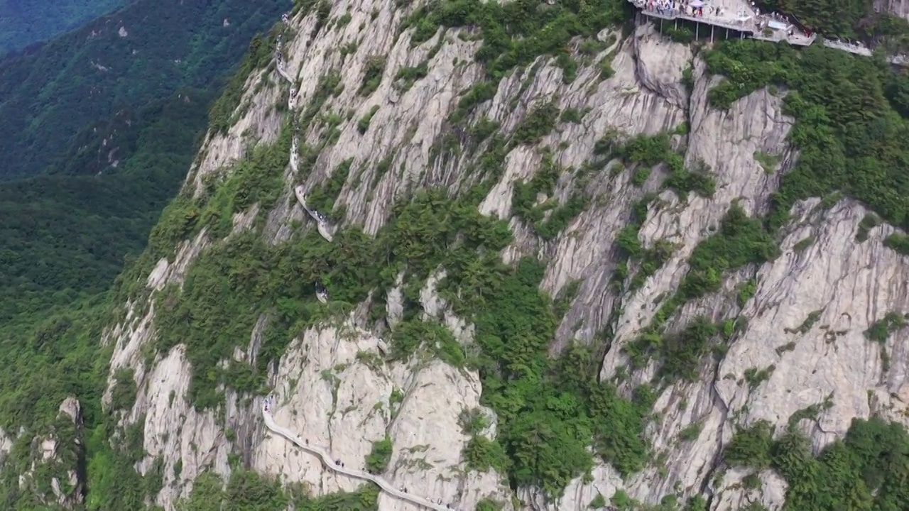 老君山风景风光航拍视频素材