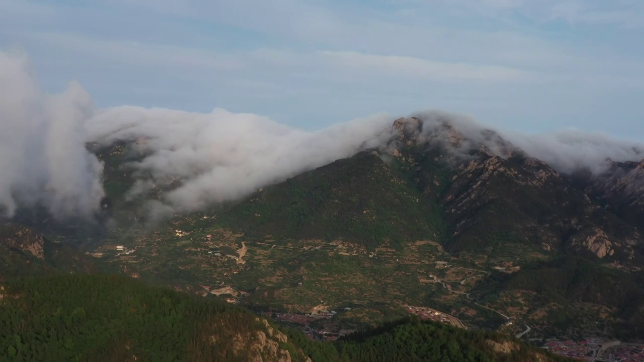 崂山云雾视频素材