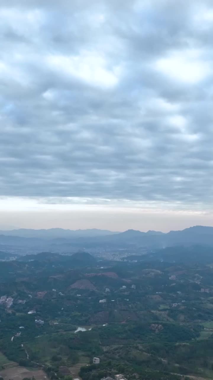 高清竖屏航拍桂平白石水库风景视频素材