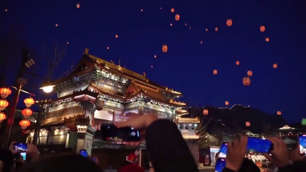 中国新年春节节日传统节日庆典庆祝活动航拍（选编）视频素材