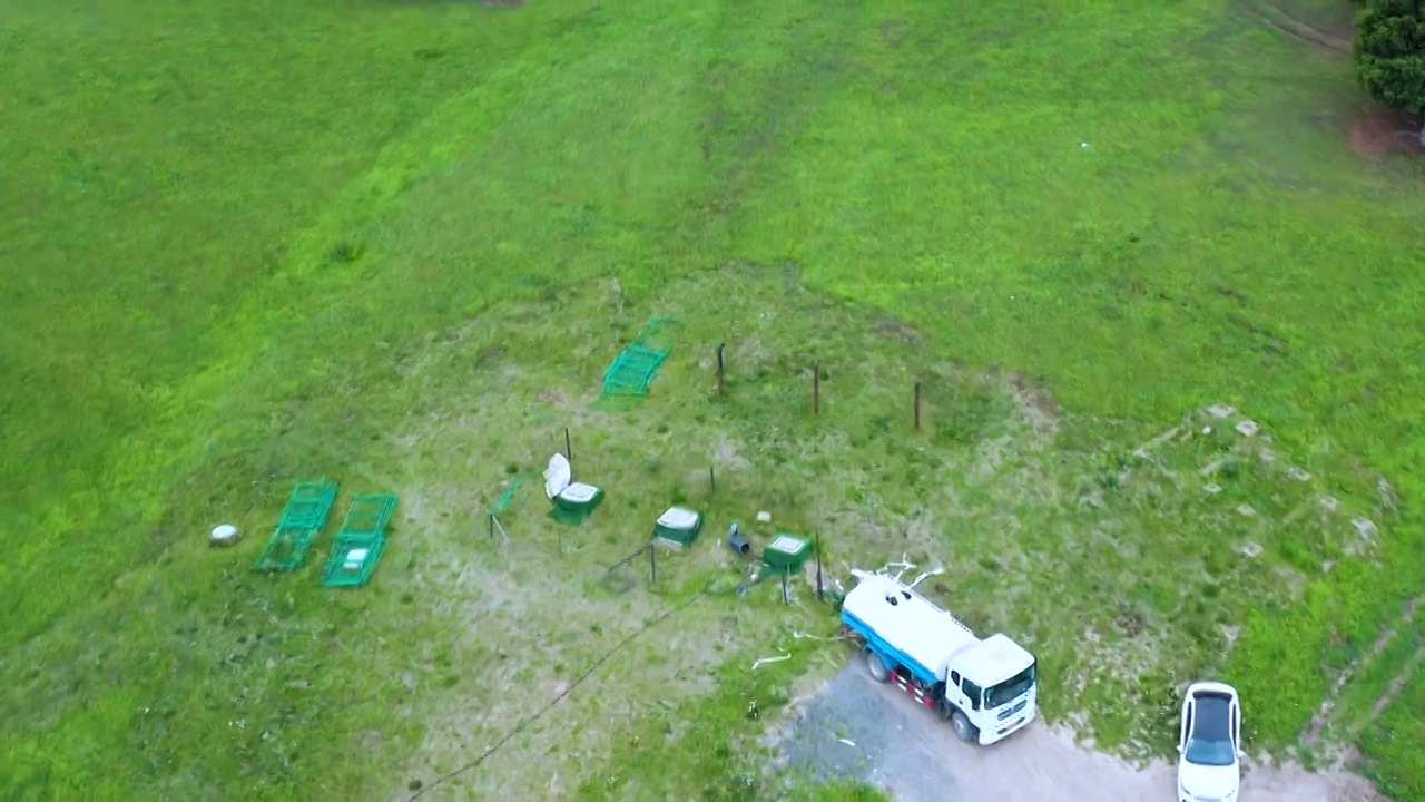 新疆乌鲁木齐天山大峡谷 附近 房车营地视频素材