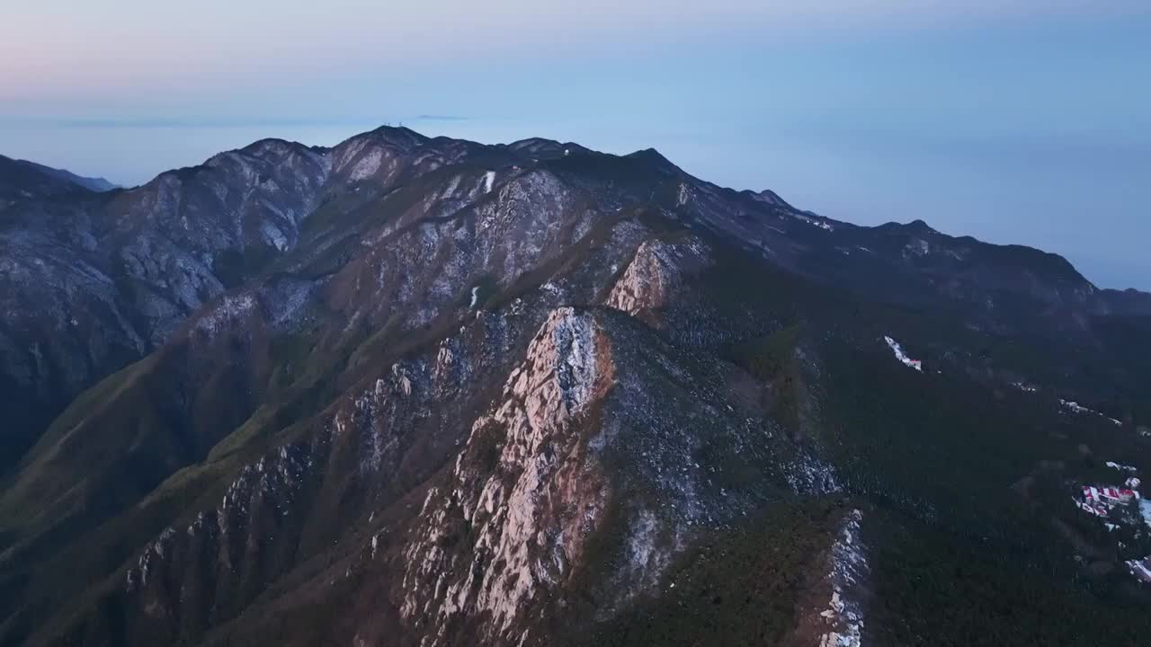 航拍江西庐山五老峰日出朝阳视频素材