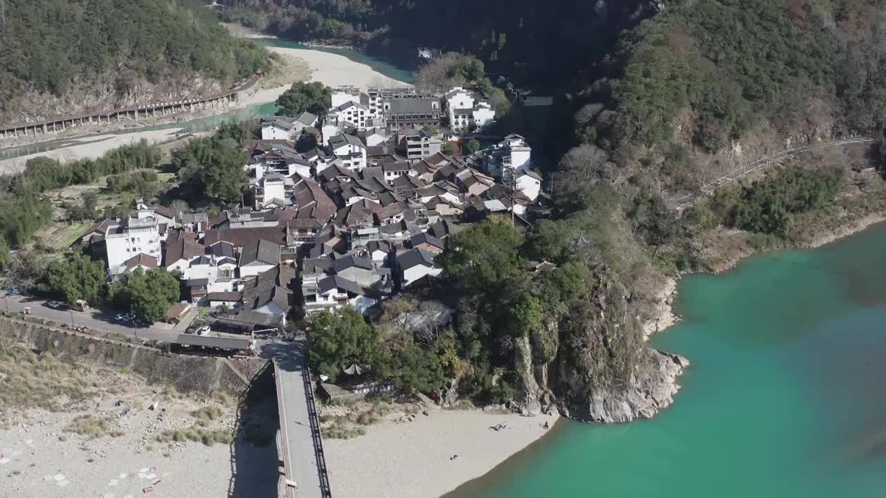 浙江景宁县大均古村视频素材