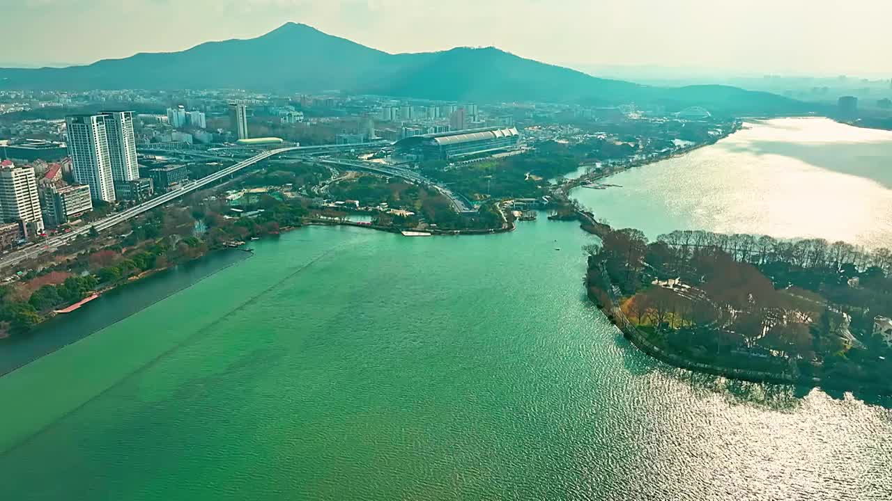 南京玄武湖视频素材