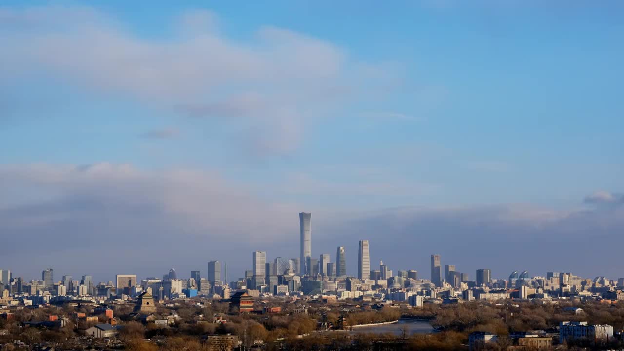 北京城市风光视频素材