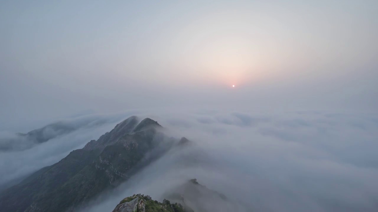 大黑山平流雾云海视频下载