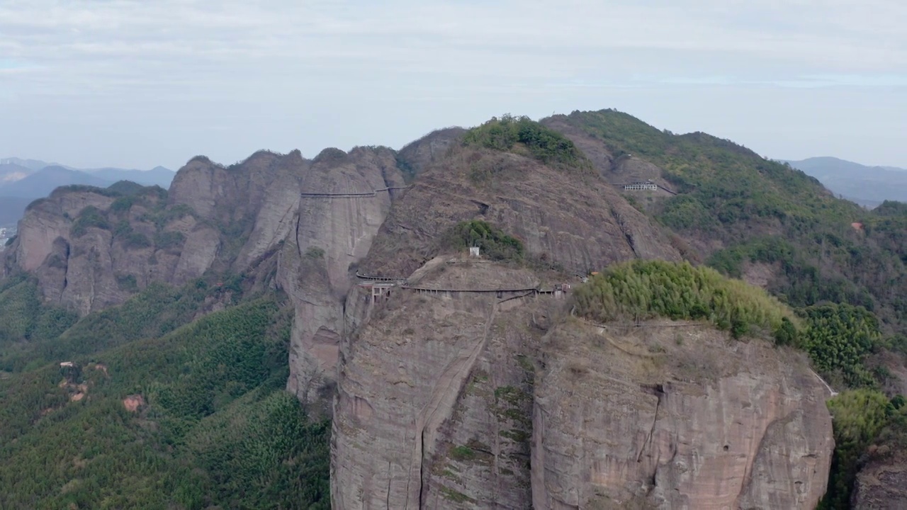 江西龙南市南武当山风光视频素材