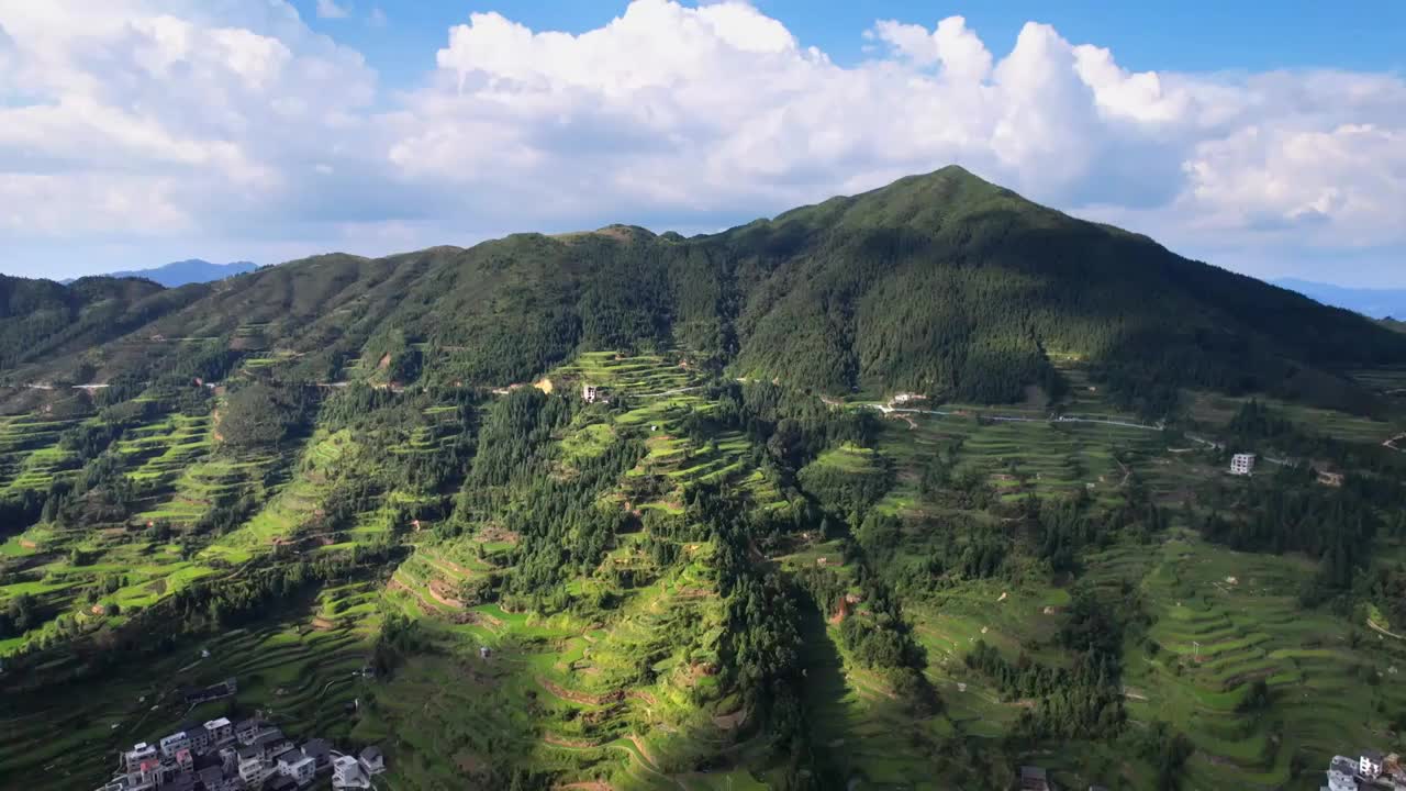 贵州黔东南堂安梯田视频素材