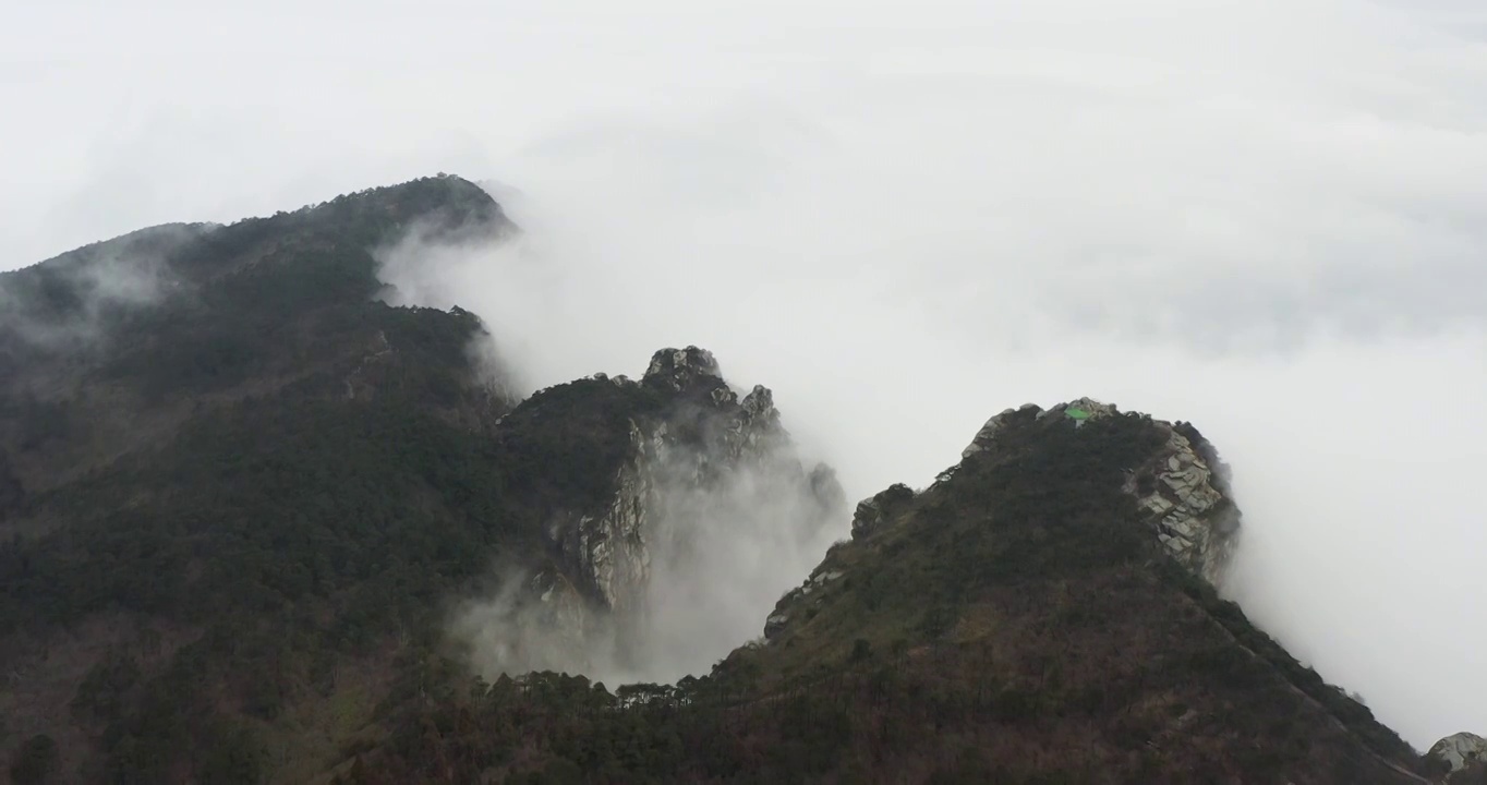 江西九江：云雾庐山视频素材