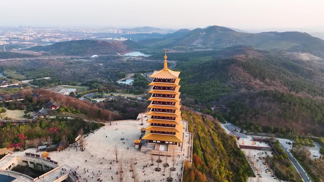 牛首圣境，江苏南京视频素材