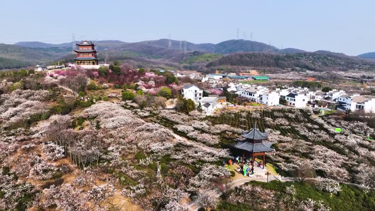 溧水傅家边山凹里，江苏南京视频素材