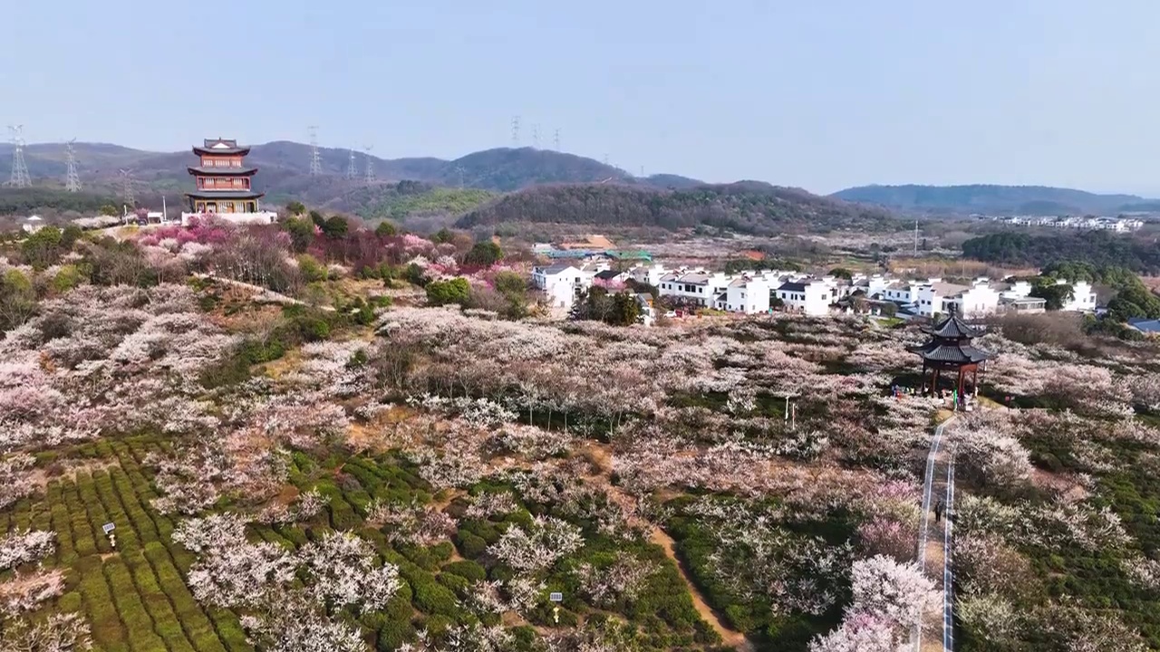 溧水傅家边山凹里，江苏南京视频素材