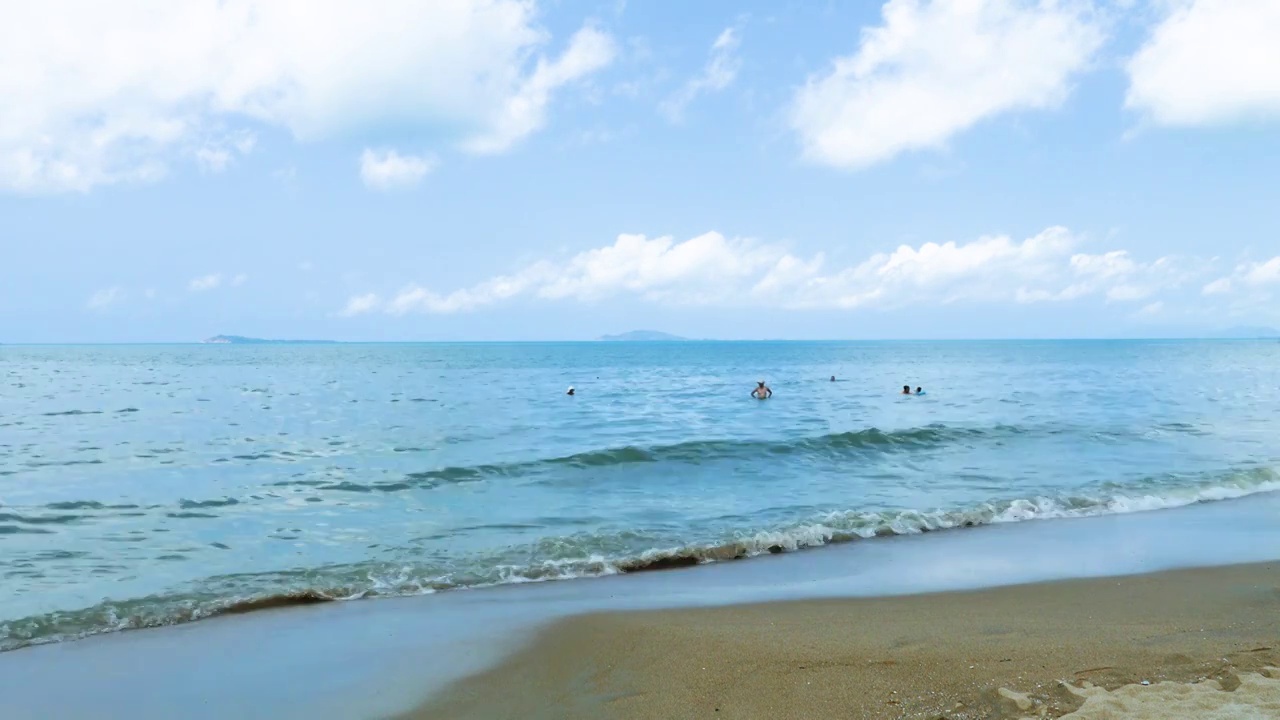 三亚海边海浪视频素材