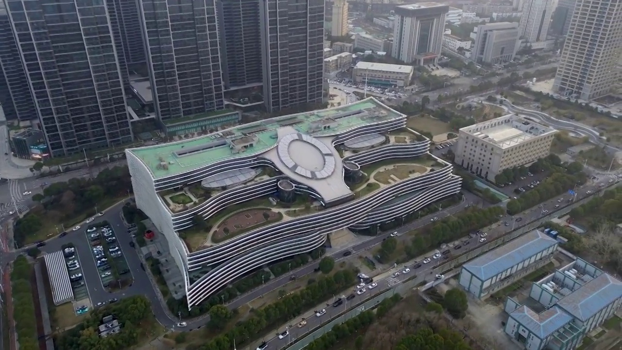 武汉 湖北省图书馆 烟霞路 武汉万达电影乐园 沙湖公园 地标视频素材