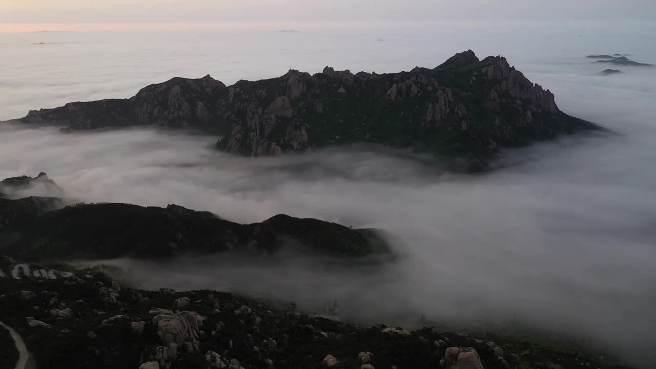 五莲山云海日出视频素材