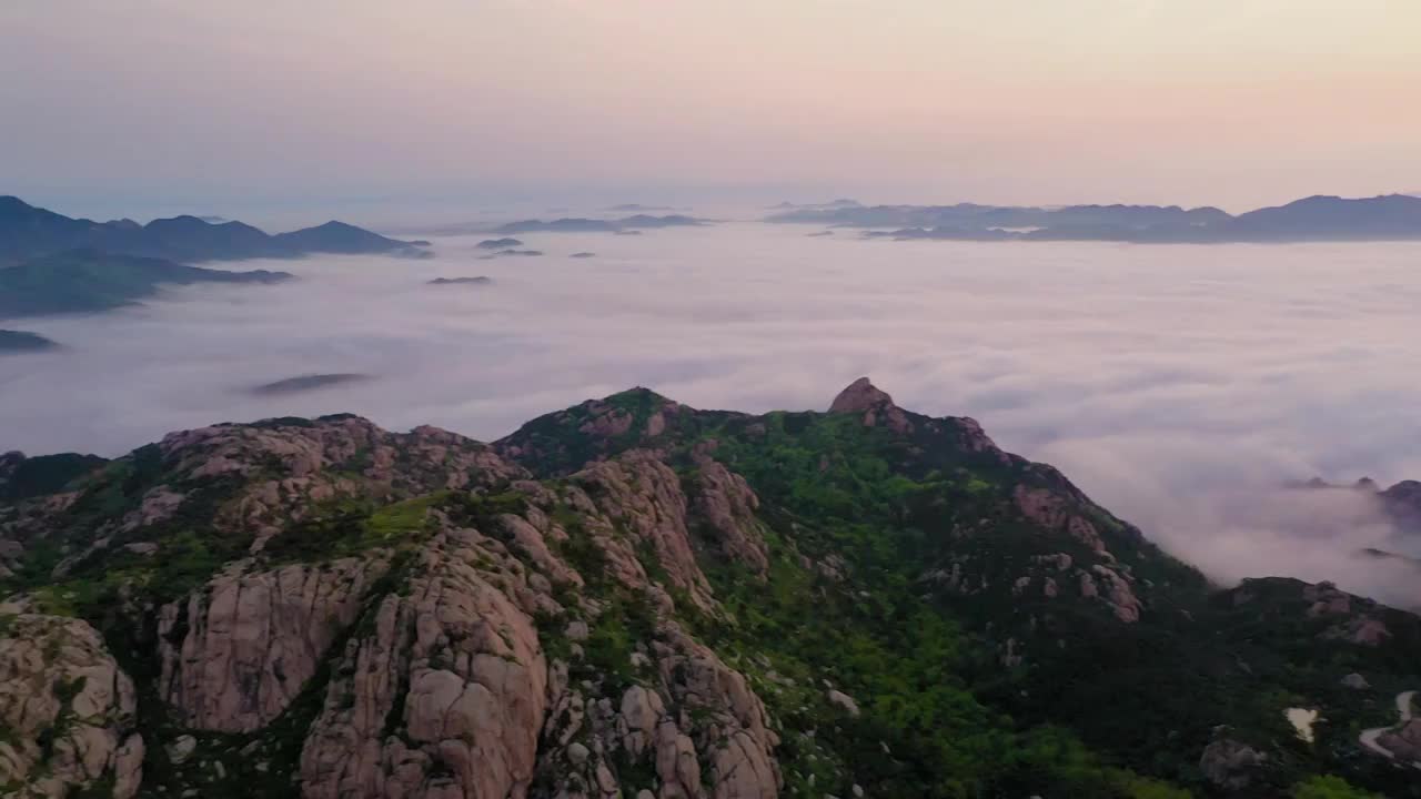 五莲山云海日出视频素材