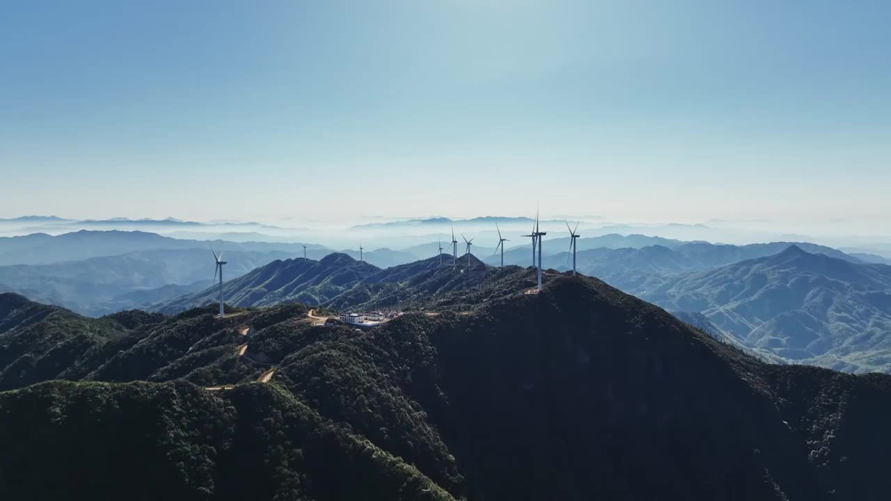 风力发电视频素材