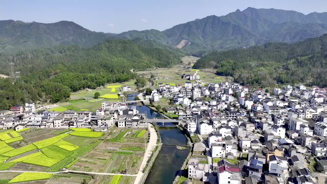 江西婺源风景区白昼风光视频素材