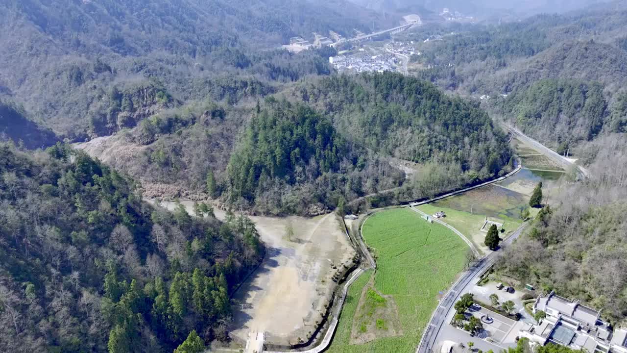 江西婺源风景区白昼风光视频素材