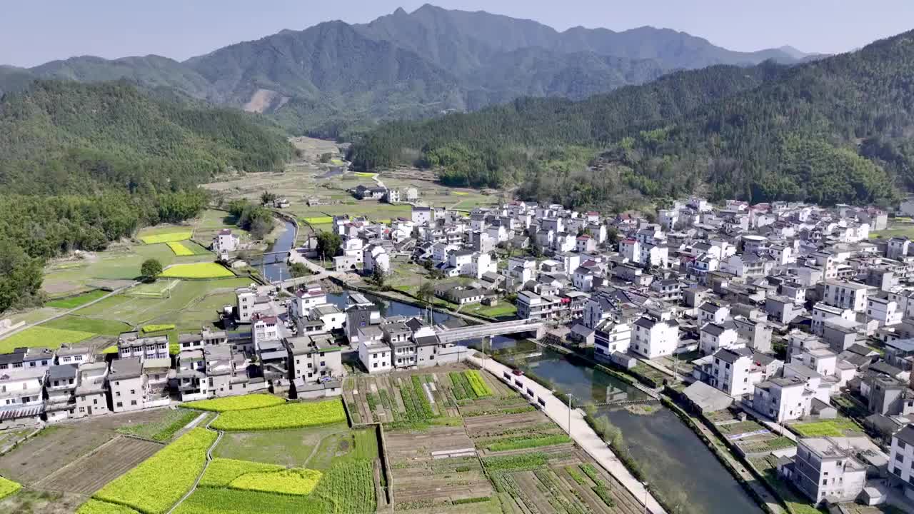 江西婺源风景区白昼风光视频素材