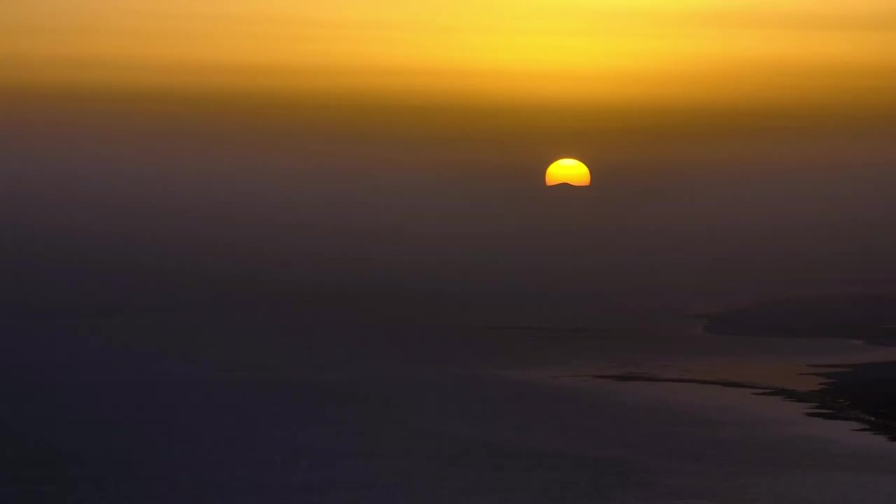 青海湖日出视频素材