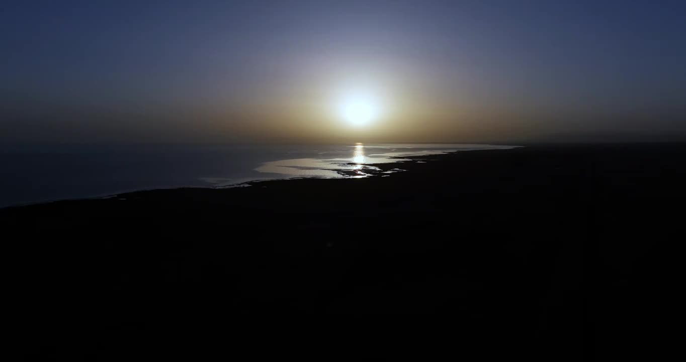 青海湖日出视频素材