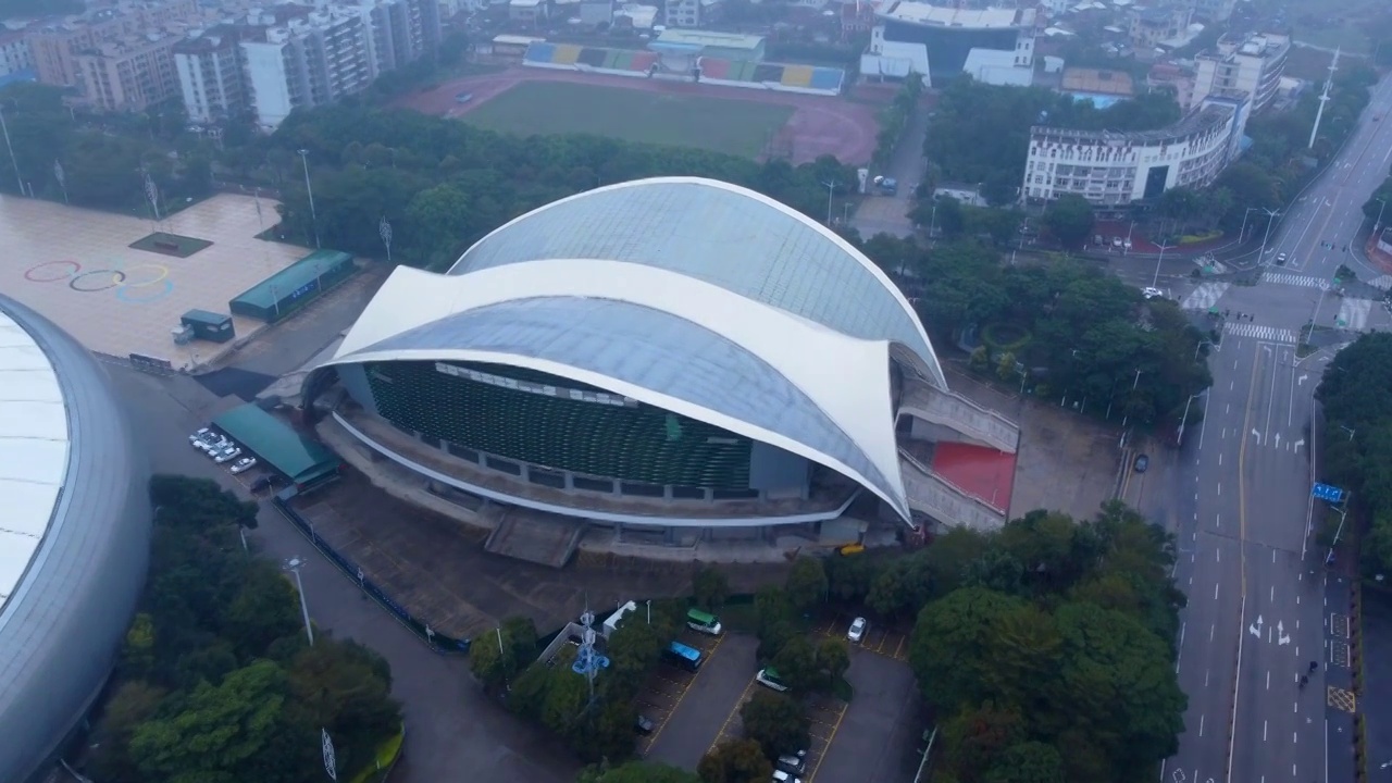 漳州市 漳州市体育中心 体校 职业技术学院 大学路 西洋坪路视频素材