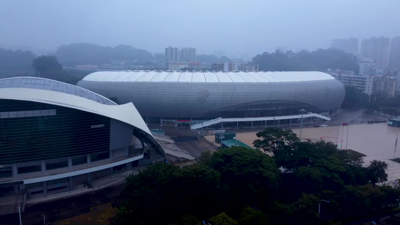 漳州市 漳州市体育中心 体校 职业技术学院 大学路 西洋坪路视频素材