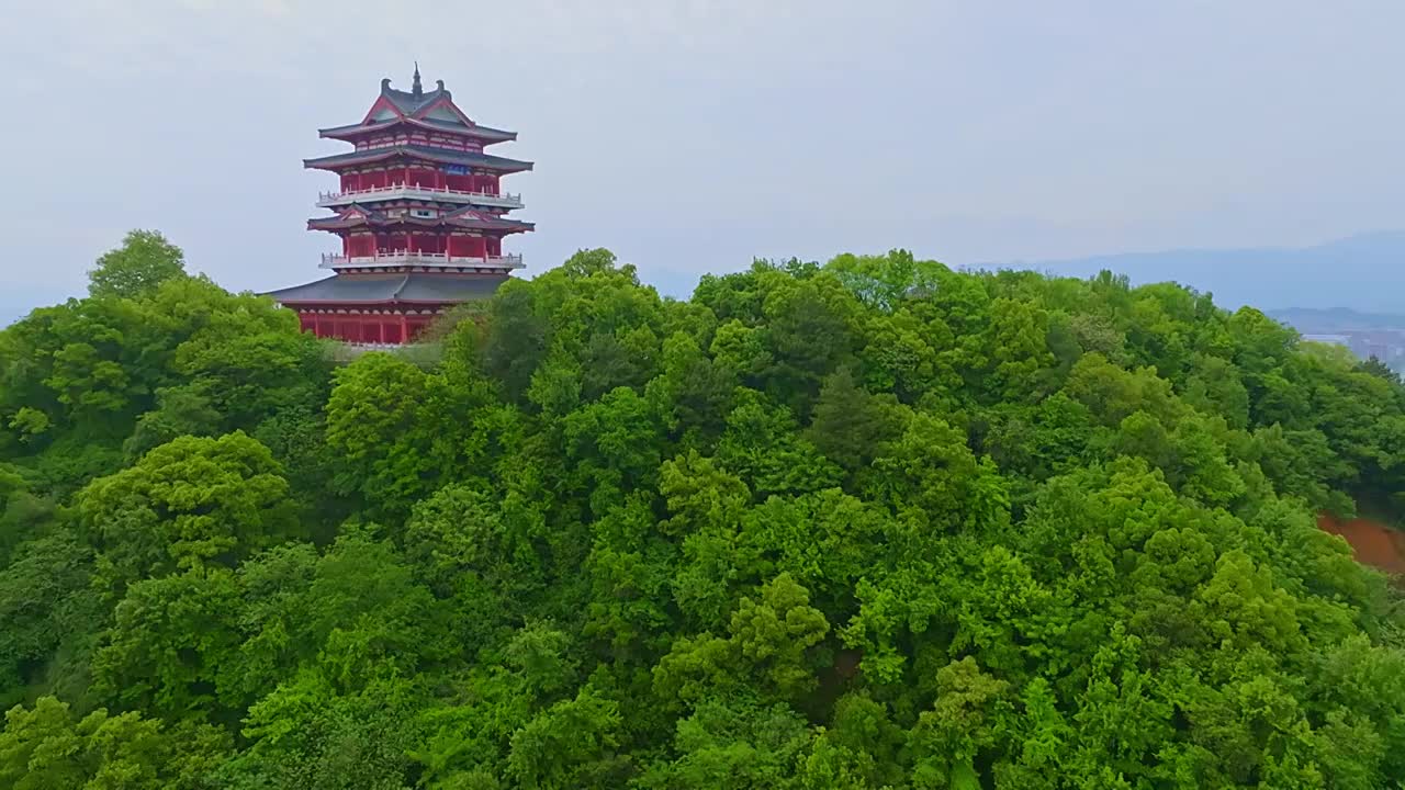 上饶玉山武安阁视频素材