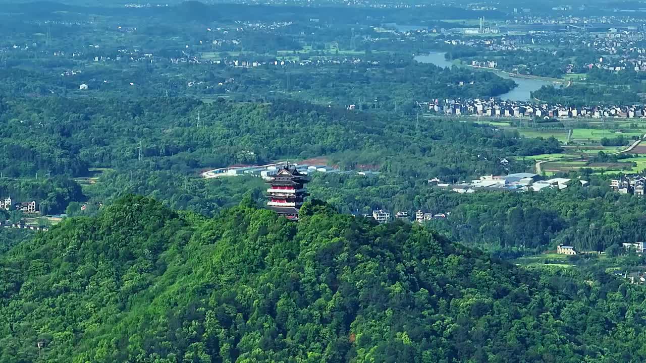 玉山武安阁视频素材