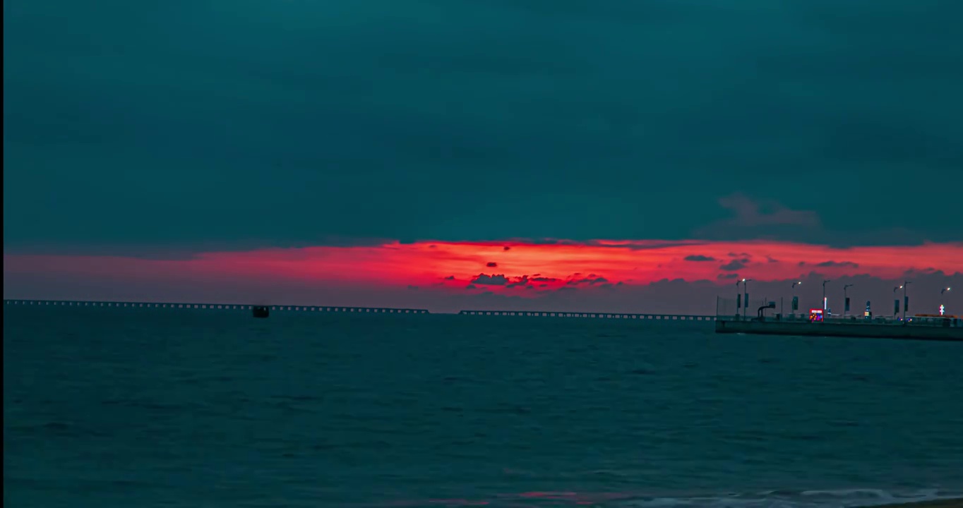 海上夕阳视频下载